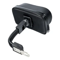 Motociklo laikiklis, atsparus vandeniui, su užtrauktuku ir gaubtu (6,4" - 8"), juodas