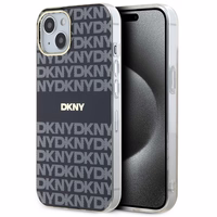 DKNY IML mono ir juostų magnetinis dėklas telefonui iPhone 15/14/13 - juodas