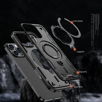 Hybrid Armor Trendy dėklas telefonui su MagSafe iPhone 16 Pro - juodas