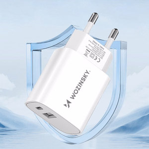 Įkroviklis Wozinsky (WGWCW) (1xUSB-C;1xUSB 3A 20W) baltas