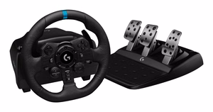 Logitech G G923 lenktynių vairas ir pedalai, skirti PS5, PS4 ir PC