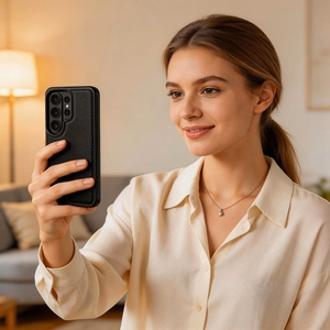 Tech-Protect Wallet MagSafe dėklas skirtas Samsung Galaxy S26 Ultra - matinė juoda