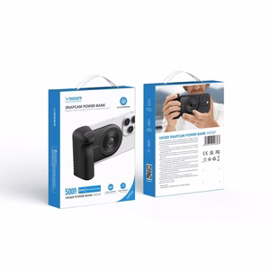 VEGER išorinė baterija 5000 mAh suderinama su MagSafe PD QC3.0 20W Tourist (W0569) juoda