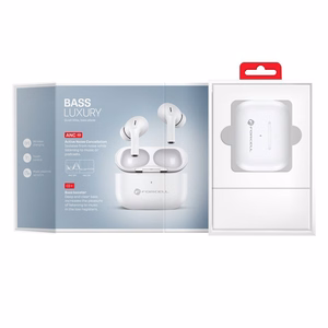FORCELL F-AUDIO Master Pro belaidės ausinės bluetooth TWS baltos