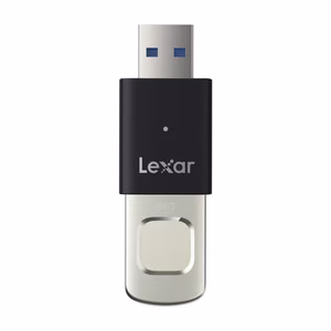 Флеш-накопитель Lexar F35pro USB 3.2 64GB с распознаванием отпечатков пальцев