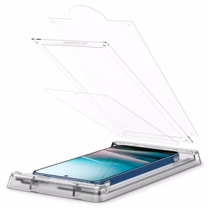 Spigen ELITE SHIELD EZ FIT hibridinis stiklas Samsung Galaxy S25 - skaidrus