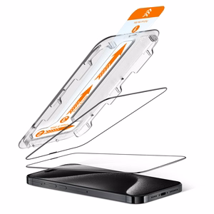 Crong EasyShield 2-Pack grūdinti apsauginiai ekrano stiklai, skirti iPhone 15 Pro Max, 2 vnt.