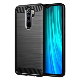 CARBON dėklas telefonui XIAOMI Redmi Note 8 Pro juodas