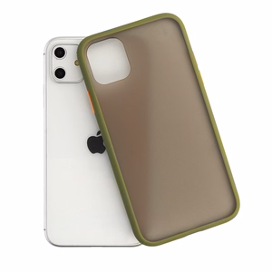 Dėklas telefonui Vennus Color Button Bumper skirtas Samsung Galaxy S21 Plus - žalias