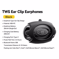 Bluetooth laisvų rankų įranga Essager "E88" juoda (Bluetooth 5.3)