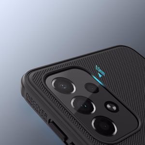 Nillkin Super Frosted Shield Pro patvarus dėklas Samsung Galaxy A73 mėlynas