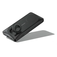 VEGER Išorinė baterija 10000 mAh su belaidžiais įkrovikliais, suderinama su MagSafe PD QC3.0 3A 22,5W MagMulti (W1156) juoda