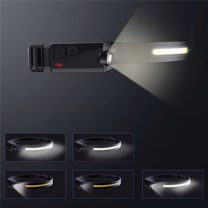 Wozinsky WLC-1200 350lm CREE LED Headlamp IPX4 with Motion Sensor - Black