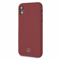 Mercedes Silikono linijos dėklas iPhone Xr - raudonas