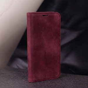 Smart Suede dėklas, skirtas Google Pixel 11 / 11 Pro, bordo
