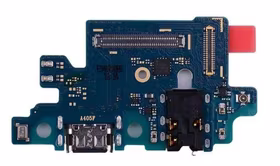 Lanksčioji jungtis Samsung A405 A40 2019 su įkrovimo kontaktu, mikrofonu, ausinių lizdu originali (service pack)