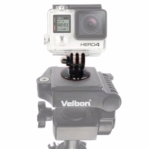 Sporto kameros laikiklis su GoPro trikojo adapteriu - juodas