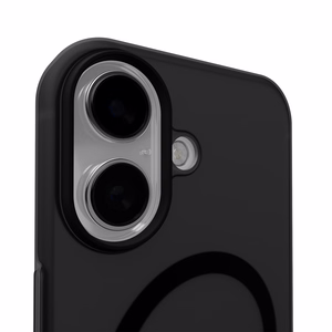 Puro Daylight Magnetinis suderinamas silikoninis dėklas telefonui iPhone 17 - permatomas juodas