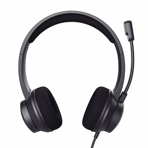 Trust HS-260 гарнитура проводная на шею офис/колл-центр USB Type-A черный