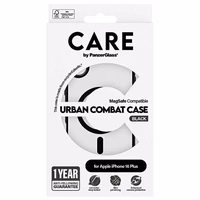 CARE by PanzerGlass Flagship Urban dėklas telefonui Magnetinis iPhone 16 Plus - Skaidrus