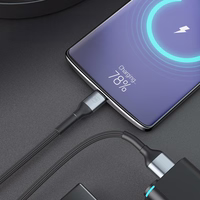 3mk Hyper Cable N-SERIES USB-A / MicroUSB 1m 5V/2.4A 12W laidas - juodas