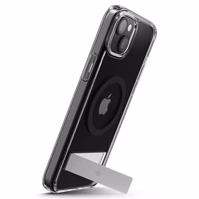 Spigen Ultra Hybrid S Magnetinis dėklas telefonui su stovu iPhone 15 Plus - Juodas