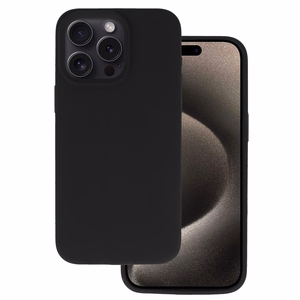 Silicone Lite dėklas telefonui Xiaomi Redmi Note 14 5G juodas