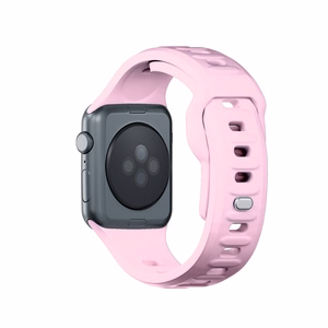 42/44/45/46/49 mm Powder Pink (big) - 3mk Silicone Watch Strap for Apple
