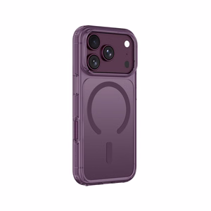 AmazingThing Minimal Mag Drop Proof 3 Lens dėklas, skirtas iPhone 18 Pro Max, su dirželio tvirtinimu, suderinamas su MagSafe – violetinis