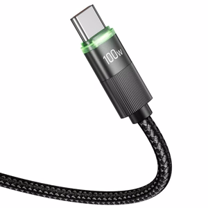 Tech-Protect UB20T Ultraboost USB Type-C laidas PD100W/5A 180cm - juodas
