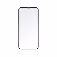 Apsauginis stiklas - 5D pilnas lipnus stiklas skirtas iPhone 14 Pro Max (MATINIS) juodas