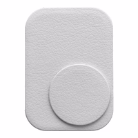 Ženklelis magnetiniam automobilio laikikliui su oda sidabrinis