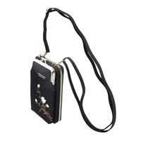 Megztas krepšys telefonui GCW17 juodas