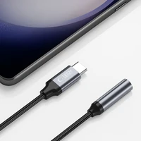 Tech-Protect UltraBoost USB-C / 3.5 mm mini lizdo adapteris - juodas