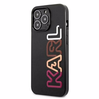 Dėklas telefonui Karl Lagerfeld Multipink Brand iPhone 13 Pro / iPhone 13 - juodas