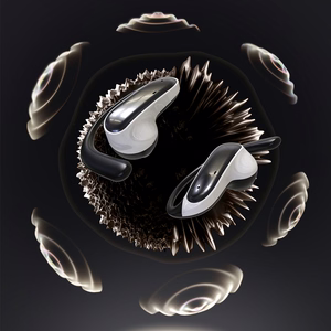 Dudao U17Z Bluetooth 5.3 OWS ausinės su ausų kabliukais - juodos