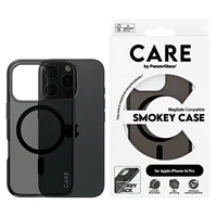 CARE by PanzerGlass Flagmano dėklas telefonui iPhone 16 Pro 6.3" dūminis/dūminis Magnetinis 1350