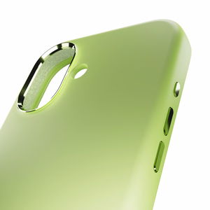 Pure Icon Magnetinis Pro skystas silikoninis dėklas iPhone 17, MagSafe suderinamas, su kameros apsauga ir aliuminio mygtukais - žalias