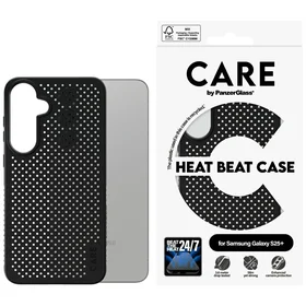CARE by PanzerGlass Funkcinis Heat Beat dėklas telefonui Samsung Galaxy S25+ - Juodas