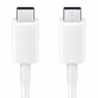 Samsung EP-DA705BWE USB-C – USB-C 3A kabelis 1m (OOB didmeninė – pakaitinė pakuotė) – baltas