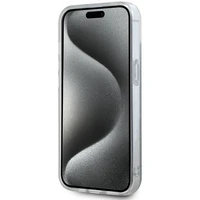 DKNY IML Mono ir juostelės Magnetinis dėklas iPhone 15 / 14 / 13 - mėlyna