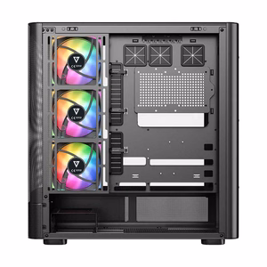 MODECOM kompiuterio korpusas Volcano AQ400 ARGB Midi Juoda