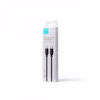 USB Laidas Joyroom "S-CC060A9" juodas "Type-C / Type-C" 100cm (iki 60W)