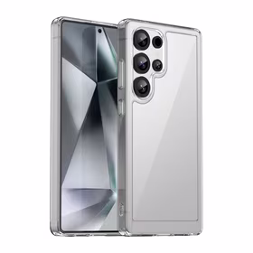 Dėklas telefonui (m) su gelio rėmeliu Samsung Galaxy S25 Ultra - skaidrus (m)