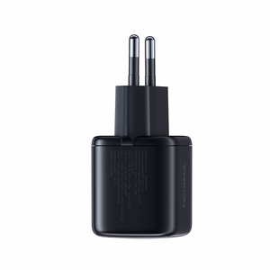 Joyroom JR-TG7 33W USB-A + USB-C sieninis įkroviklis su 60W USB-C į USB-C 1m laidu juodas