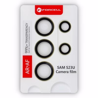 Forcell Premium grūdintas kameros lęšio stiklas – Samsung Galaxy S23 Ultra kreminės spalvos