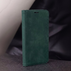Smart Suede dėklas, skirtas Google Pixel 11 / 11 Pro, žalias