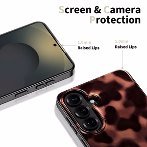 Tech-Protect Lamano MagSafe Dėklas for Samsung Galaxy S26+ - rudas and juodas