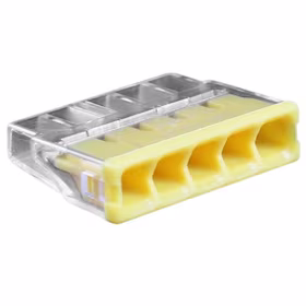 Universali laidų jungtis, 5x 0.5-2.5mm², 24A, 450V, 100vnt.