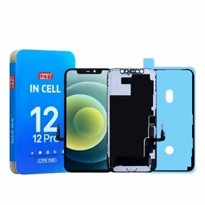 Ekranas Apple iPhone 12 / 12 Pro su lietimui jautriu stikliuku ZY Incell LTPS Premium (Removable IC)